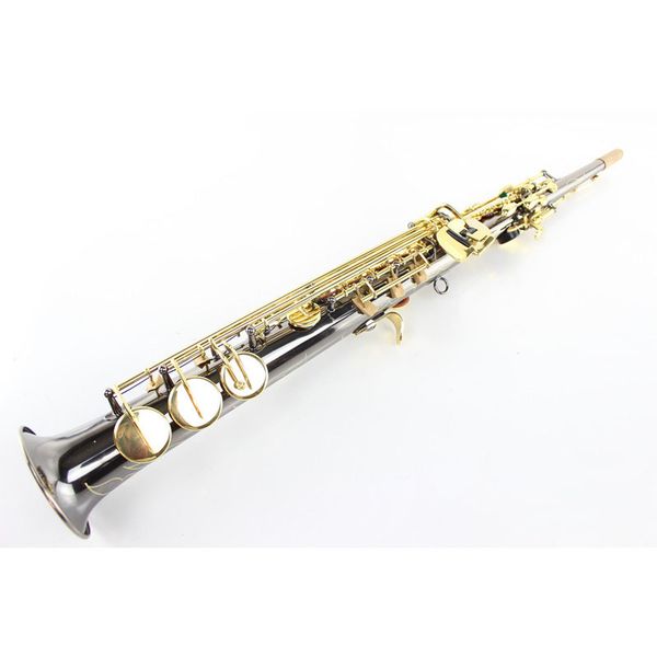

mss-300lg b flat tone integrated pipe tenor saxophone surface black nickel gold