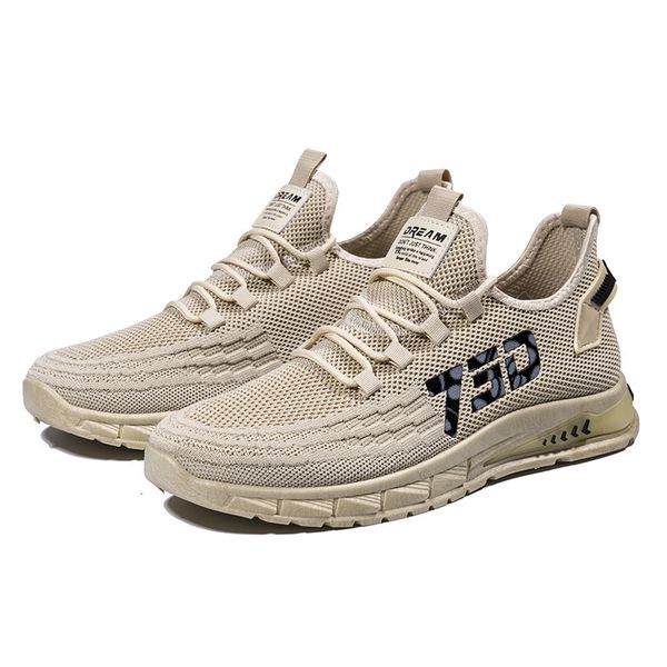 

running shoes for men black khaki blue fashion jogging comfortable breathable mesh casual shoe outdoor mens trainers sneakers 40-44