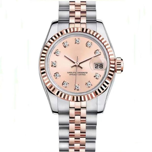 

fashion luxury mens womens watch 28mm31mm36mm41mm mechanical movement 904 steel chain sapphire mirror waterproof night glow function23, Slivery;brown