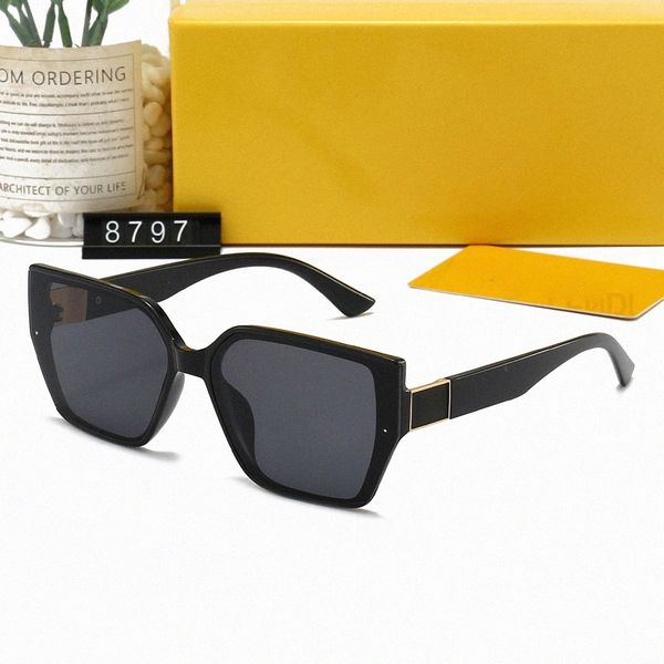 

ff designer sunglasses for women classic letter printed eyeglasses goggle beach sun glasses for mens womens ladies outdoor sunglasses 8797 o, White;black