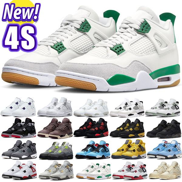 

mens basketball shoes luxurys designer shoes black cat 4s melo women basketball shoes pine green military black red thunder bred cool grey u
