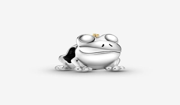 

new arrival 100 925 sterling silver twotone frog prince charm fit original european charm bracelet fashion jewelry accessories2227713, Bronze;silver