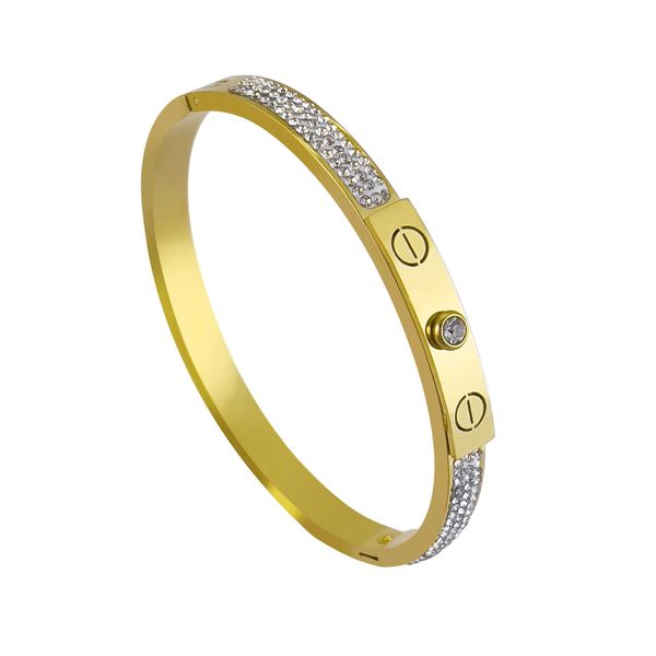 

selling funds carti fashion light luxury popular all sky star titanium steel bracelet women's classic three row diamond bl6c, Black