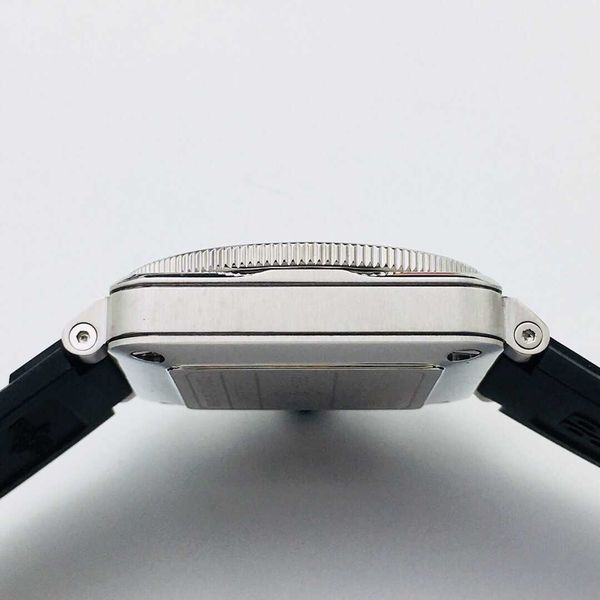 

designer fantastic men diamond wrist watch superb bell ross watches s0el br factory high-end qulity v3 version br0392-d-bu-br-lgs mechanical, Slivery;brown