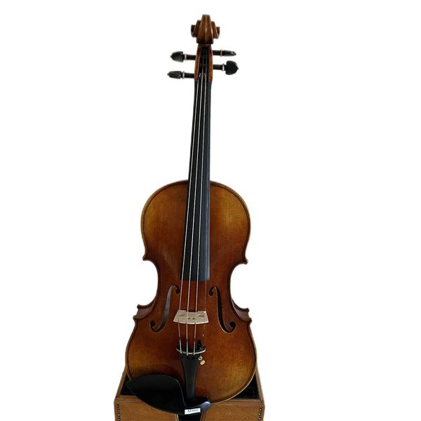 

master 4/4 violin stradi model 1pc flamed maple back spruce hand made k2926