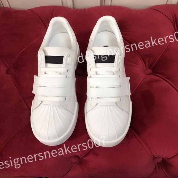 

2023 luxury famous runner brand calfskin sneakers shoes for men walking design rubber sole outdoor sports trainers 35-45 hc210804, Black
