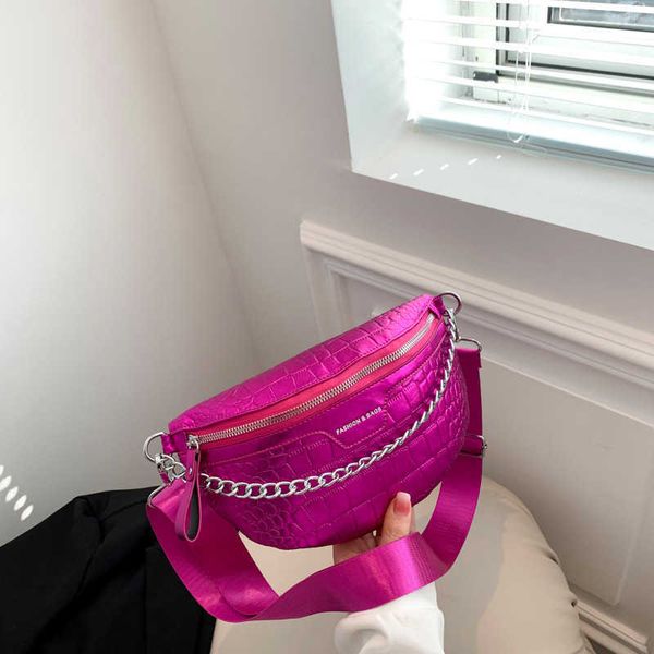 

net red this year's popular chain small bag women's bag 2023 spring/summer new westernized chest bag waist bag crossbody women&#03