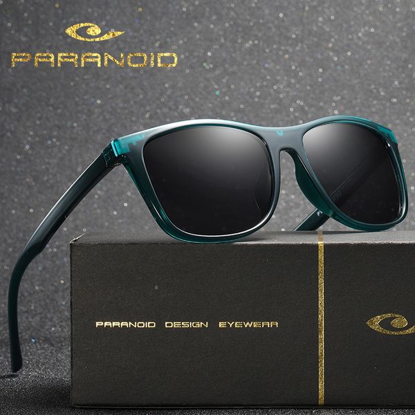 

sunglasses paranoid vintage polarized mens sun glasses for men driving black square male 8 colors model 8648 p8648 230707, White;black