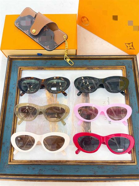 

2023 new delicate wind ouyang nana same personality cat's eye fashion sunglasses z1981e, White;black