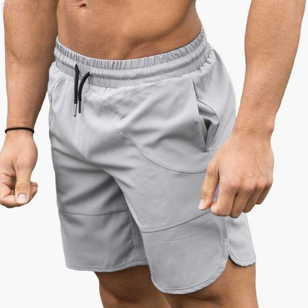 

men's summer men shorts gyms fitness loose bodybuilding joggers quick-dry cool short pants male casual beach sports sweatpants x0705 l2, White;black
