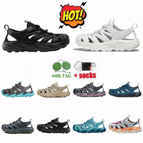 

hoka hopara sandals men women hoka one one shock absorbing walking function triple black sand luxurys designer sports sandals beach shoes yo