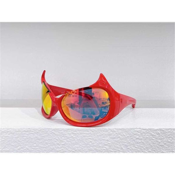 

2023 new product b's sunglasses the same style as gotham bat imp cat eye sunglasses bb0284s, White;black