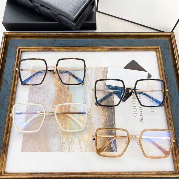 

sunglasses 2023 new xiaoxiangjia's new internet celebrity with the same personalized artistic big box glasses women's versatile fr, White;black