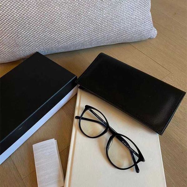 

sunglasses 2023 new quality ultra light xiaoxiang same style 3282 black plate myopia lens frame for women can be equipped with high count pl, White;black