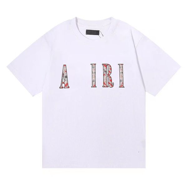 

23ss mens t shirt designer shirt mens tees fashionable pure cotton breathable letter printing matching clothing for couples, White;black