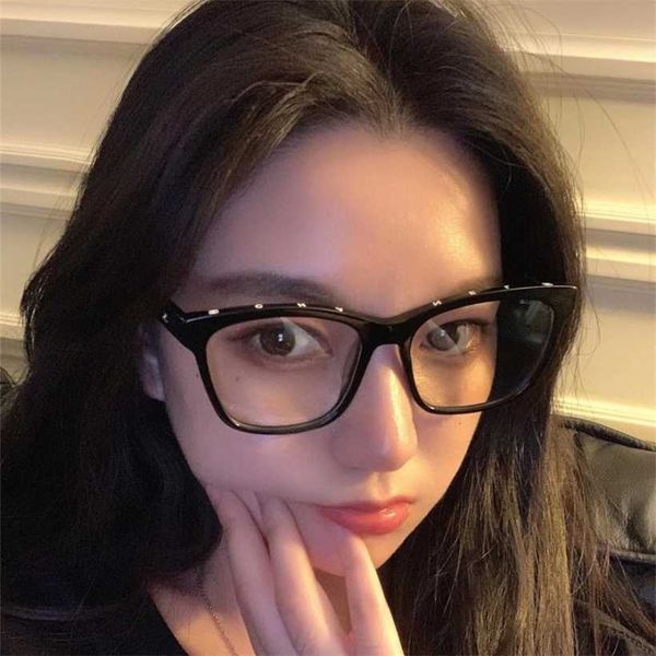 

sunglasses 2023 new xiaoxiang men's and women's plain face mirror quan same 3392 anti blue light myopia glasses can be equipped wi, White;black