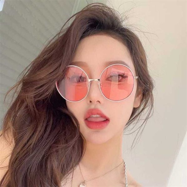 

sunglasses 2023 new family g's new tiktok net red same oval candy ins wind sunglasses women's versatile glasses 6001, White;black