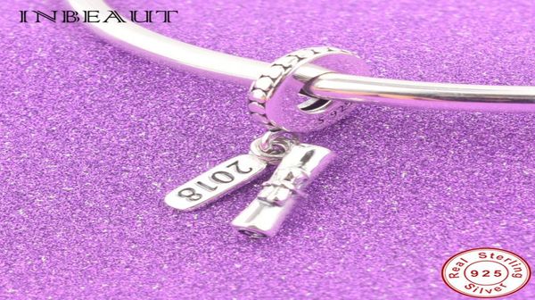 

2018 graduation scroll charm fit bracelet 925 sterling silver bachelor degree reel beads for pendant necklace jewelry5843884, Black