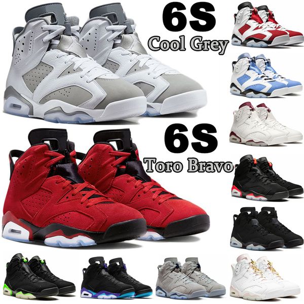 

toro 6s basketball shoes jumpman 6 cool grey washed denim georgetown red oreo unc mint foam black infrared bordeaux mens trainers sports sne
