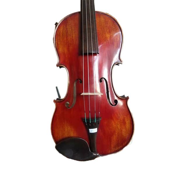 

master 4/4 violin baroque style solid flamed maple back spruce hand made