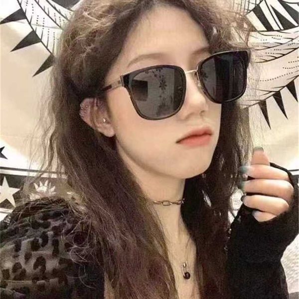 

2023 new family box gg0563sk network red same style individualized men's and women's sunglasses fashion, White;black