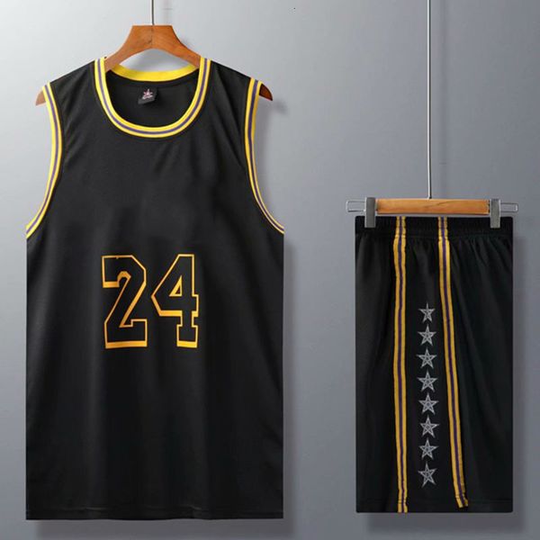 

jerseys no. #24 throwback basketball jersey sets kids jerseys men sports fitness basketball vest suit outdoor basketball jersey uniform 2307