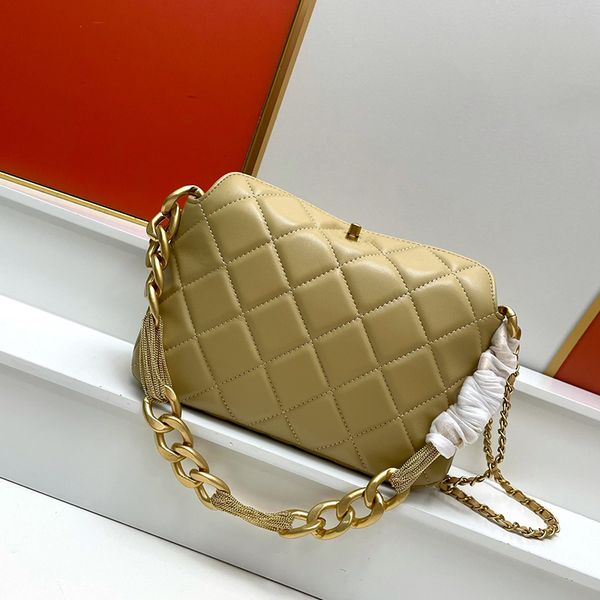 

women 22 bag women lambskin clutch chain bags women's crossbody quilted shoulder handbags vintage hardware handle purse with box