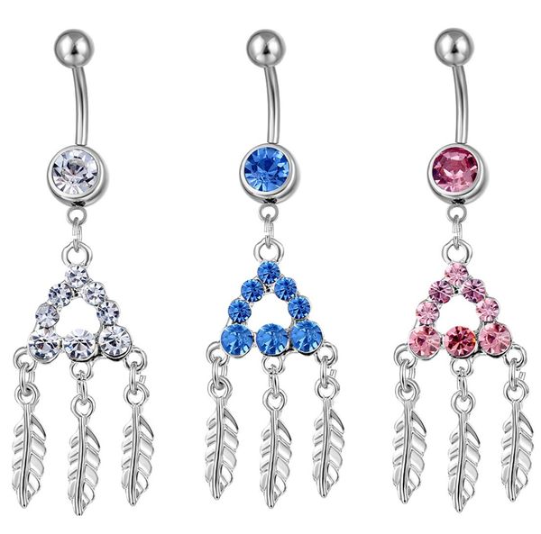 

d0740 mix colors belly navel button ring01234567898162533, Silver