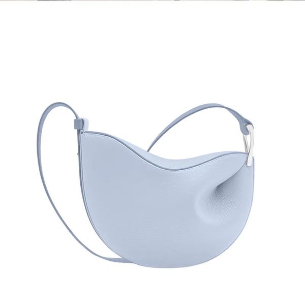 

polene tonca bag leather designer magnetic flap closure handbag gold-plated stainless steel buckle shoulder bags women crossbody