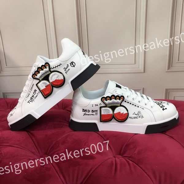 

new casual shoes white leather calfskin sneakers shoes fashion comfort outdoor trainers men's pop lace up walking shoe hc210805, Black