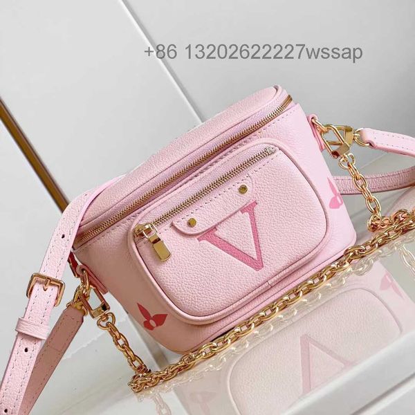 

m82335 m82208 mini bumbag belt chest bag lady luxurys womens tote handbag clutch waist mens fanny designer wallet small pochette crossbody l