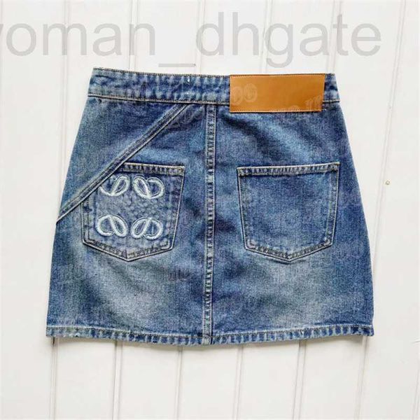 

plus size dresses designer denim skirts dress for women hollembroidered short lady girl mini skirt party nightclub vtmm, Black