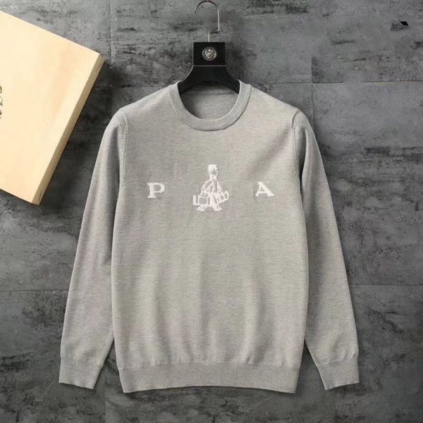 

mens women sweaters high end design with women's long sleeved sweater knitted sweatshirt in autumn and winter, White;black