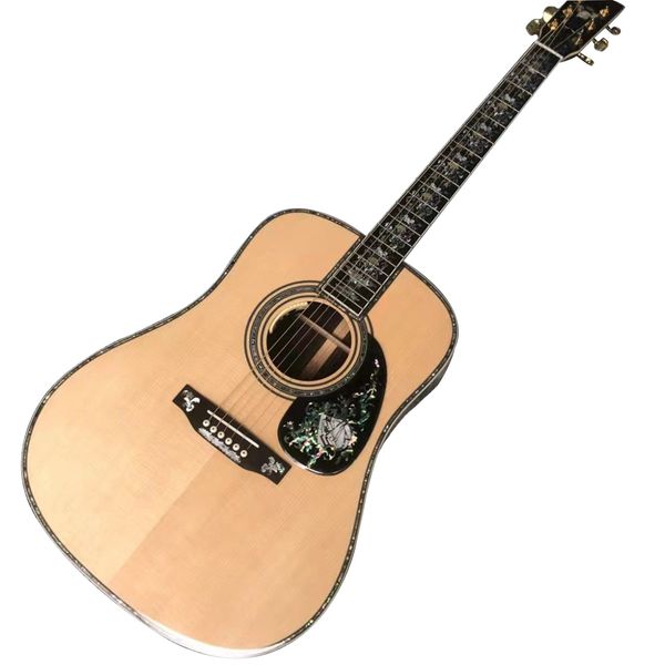 

2023 41 inch d100 series luxury full abalone fingerstyle acoustic guitar