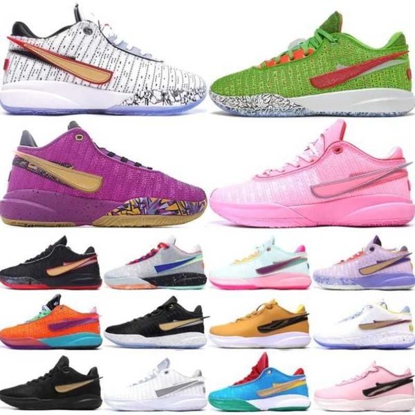 

2023 lebrons 20 20s basketball shoes young heirs total orange violet frost the debut i promise pink diamond south beast bred men trainers sp