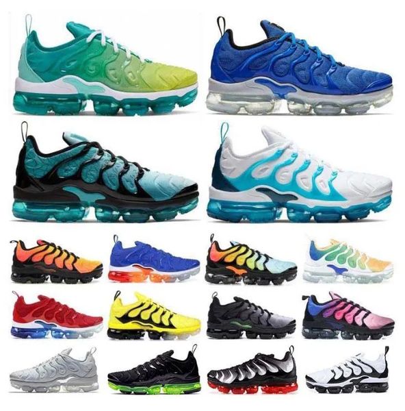 

tn plus running shoes men women black bubblegum yolk cherry cool grey neon olive pure platinum dark blue mens womens sports trainers sneaker