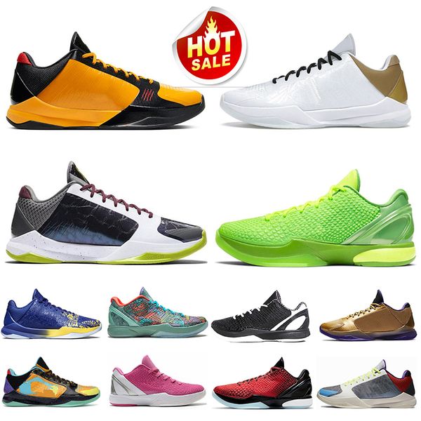 

with box reverse grinch basketball shoes mamba 6 men protro gold mens think pink practical white trainers sports outdoor increase sneakers