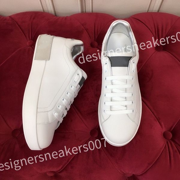 

2023 new famous runner brand calfskin sneakers shoes for men walking design rubber sole outdoor sports trainers 35-45 hc210804, Black