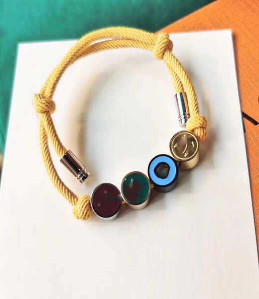 

luxury designer jewelry men039s and women039s men039s women039s adjustable bracelet fashion jewelry2132976, Black