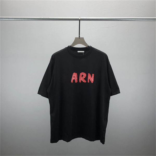

2men's t-shirt and women's high-end brand men's t-shirts short sleep summer outdoor fashion casual t-shirt printed with pure, White;black