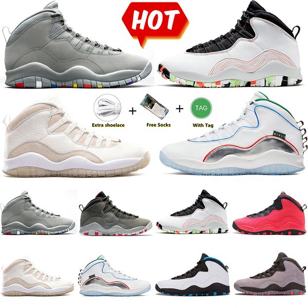 

jumpman 10 10s basketball shoes cool grey dark smoke grey ember glow fusion red huarache light orlando powder blue seattle westbrook wings m