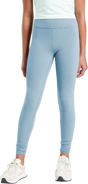 

girls high rise tight casual active leggings kids gym workout yoga pant, Blue