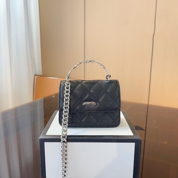 

23p designer bag designer cross body bag shoulder bag genuine leather enamel small luxurys handbags womens purses coin bag classic flap chai