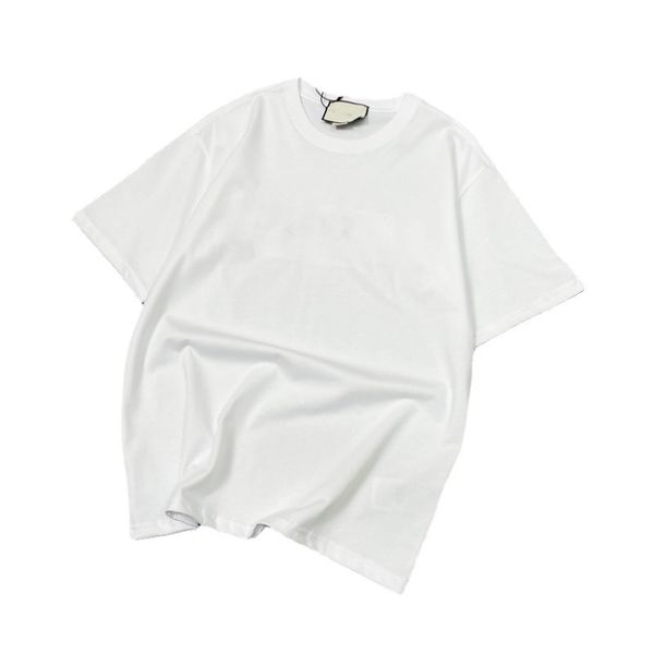 

new summer casual fashion letters printed luxury loose couples comfortable pullover round neck short sleeve t-shirt lazy style, White
