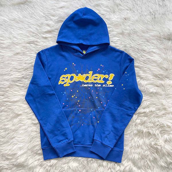 

hoodie sweatshirt men's hoodie sweatshirt spder tc blue hoodie flat spider web casual sports sweatshirt pants for men and women, Black
