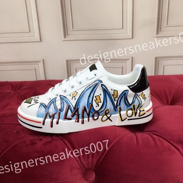 

2023 luxurys casual shoes white leather calfskin sneakers shoes fashion comfort outdoor trainers men's pop lace up walking shoe hc21080, Black