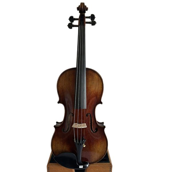 

master 4/4 violin stradi model 1pc flamed maple back spruce hand made k3141