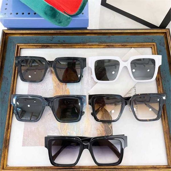 

sunglasses 2023 new g-family net red the same type of panel box fashion sunglasses for men and women gg1307s, White;black