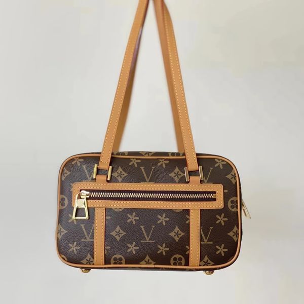 

m46321 men cite purse tote handbags clutch bags womens designer brown flower pochette shoulder lady bag luxury weekend leather crossbodys lu