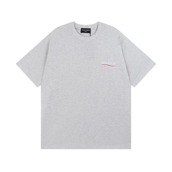 

blcg lencia 2023 summer new 250g 100% cotton fabric t-shirt men print color drop sleeve loose tshirts oversize 2023246, White;black